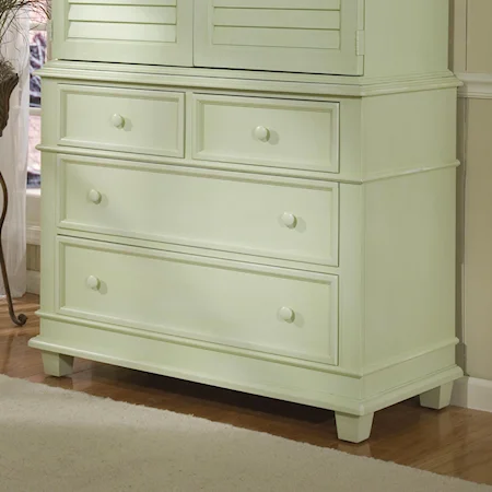 Single Dresser with 4 Drawers